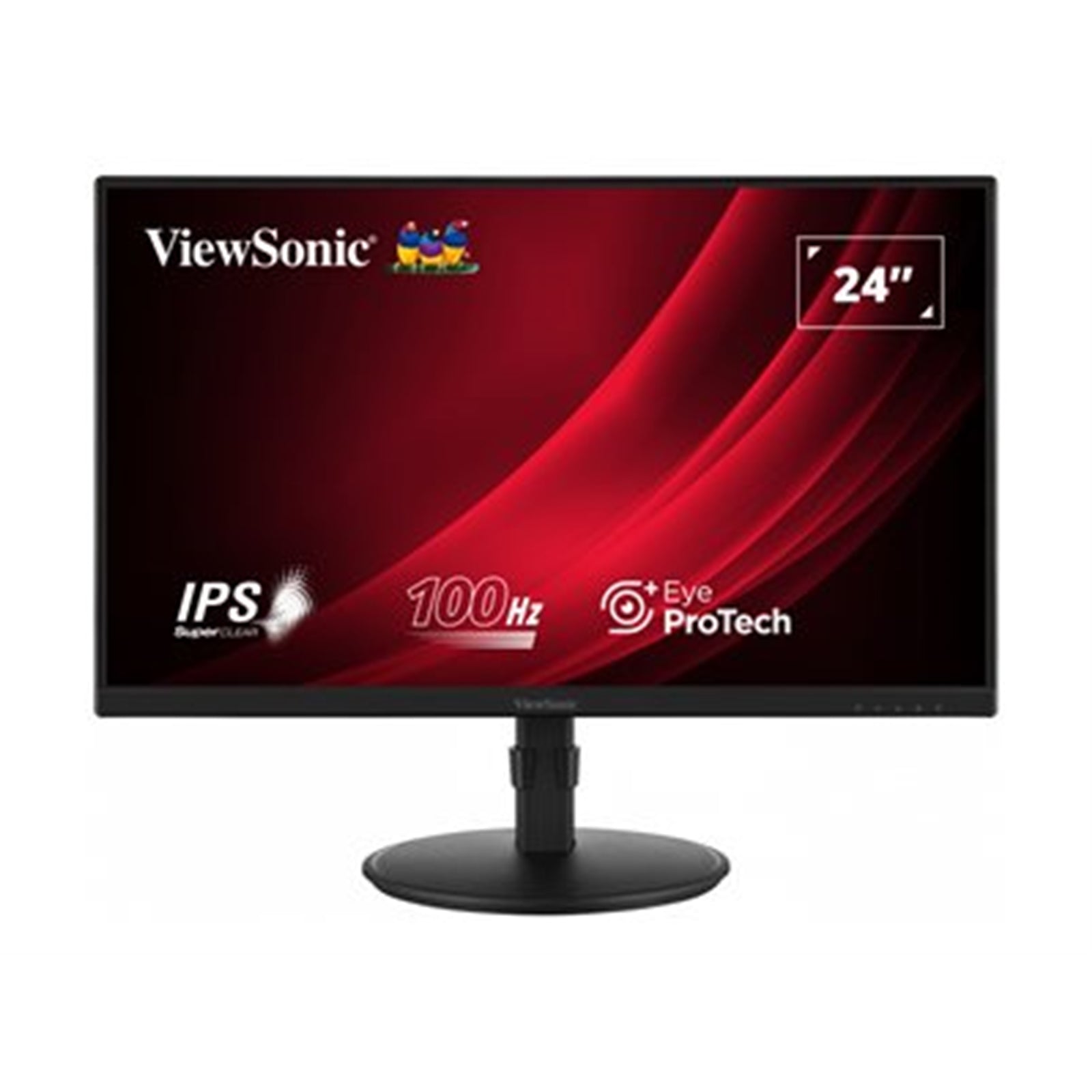Viewsonic VG2408A 24 Inch Monitor, Full HD, 100Hz, 5ms, HDMI, Display Port, VGA, USB Hub, Height Adjust, Swivel, Pivot, Speakers.-PCR Business Solutions Ltd
